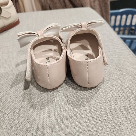 Toddler girl mary jane ballet flats in nude - Picture 3 of 3